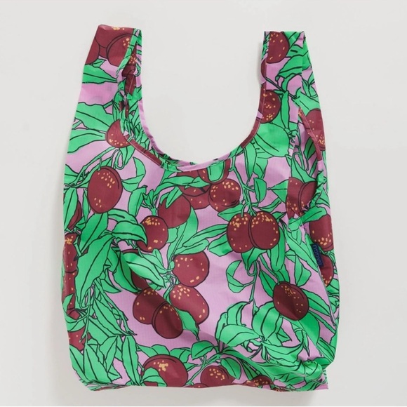 BAGGU Handbags - BAGGU Reusable Nylon Bag- Plum Tree